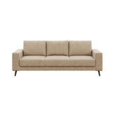 Canapea 3 locuri bej deschis textil Fynn Mesonica